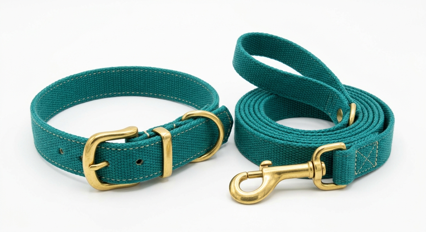 Pet Collar & Leash Set — Adjustable