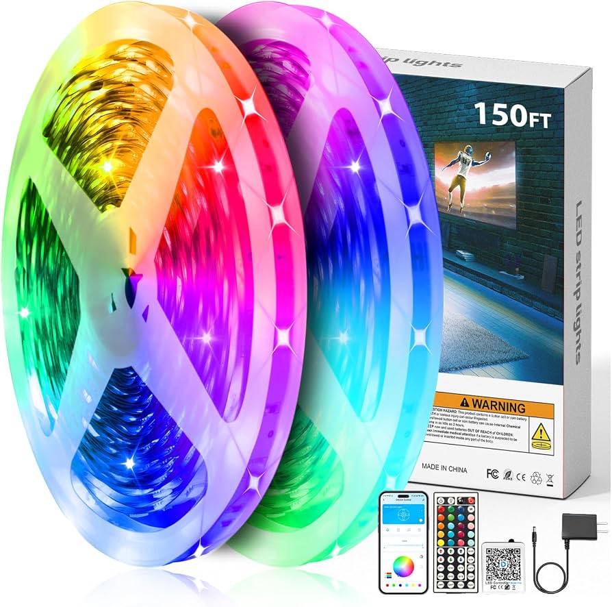 LED Strip Lights 5m — App Controlled RGB